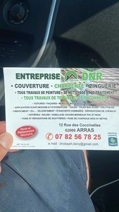 Dnr  Arras, Menuiserie générale